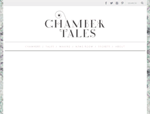Tablet Screenshot of chambertales.com